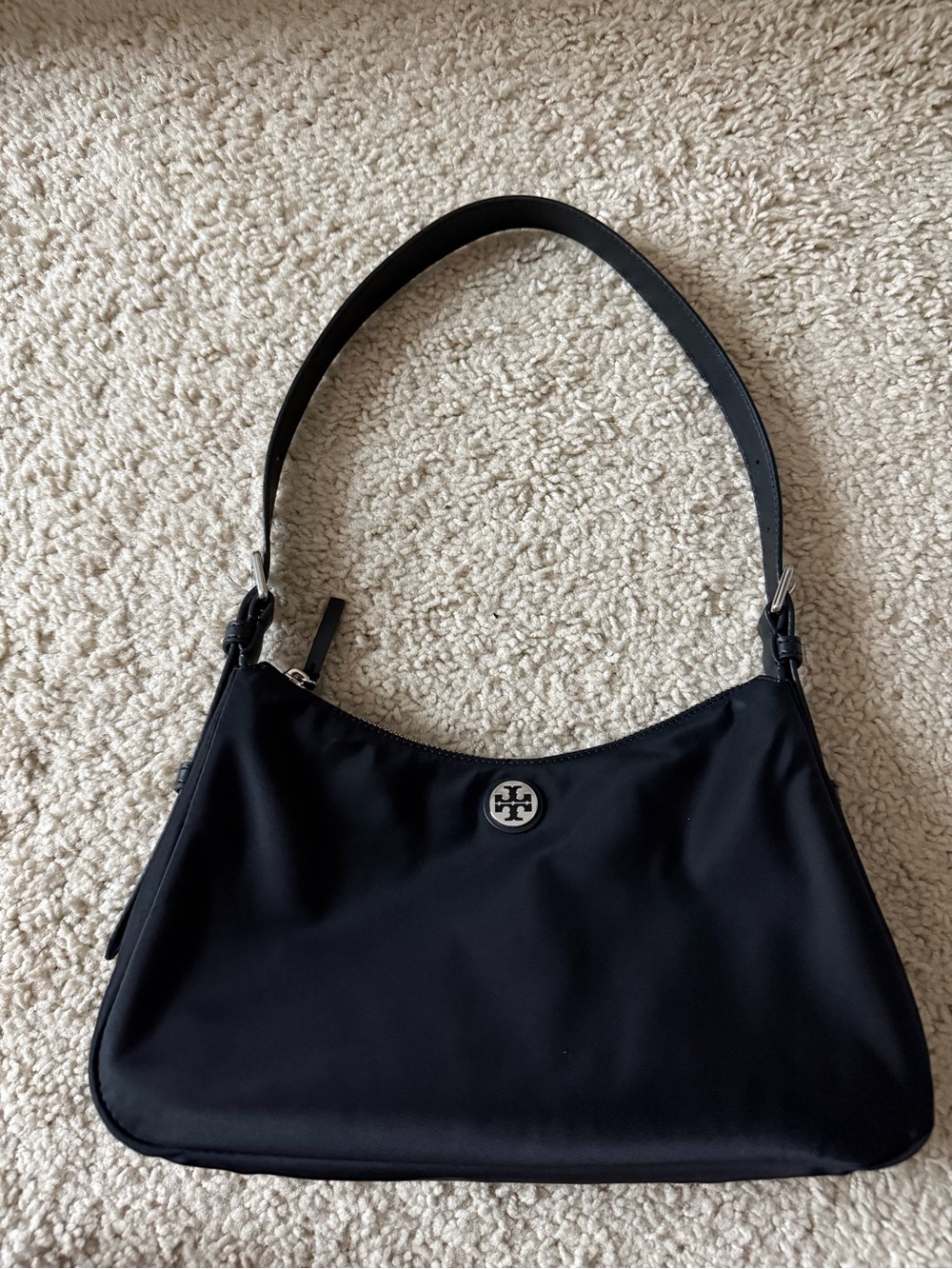 Tory Burch Black Nylon Shoulder Bag